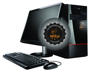 Catzilla Benchmark desktop certification badge